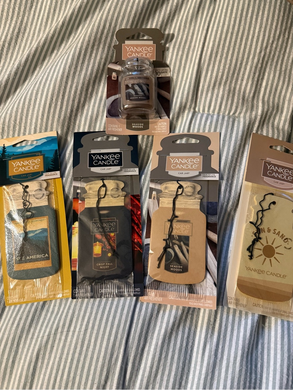 Yankee Candle Car Jar Air Fresheners - lot